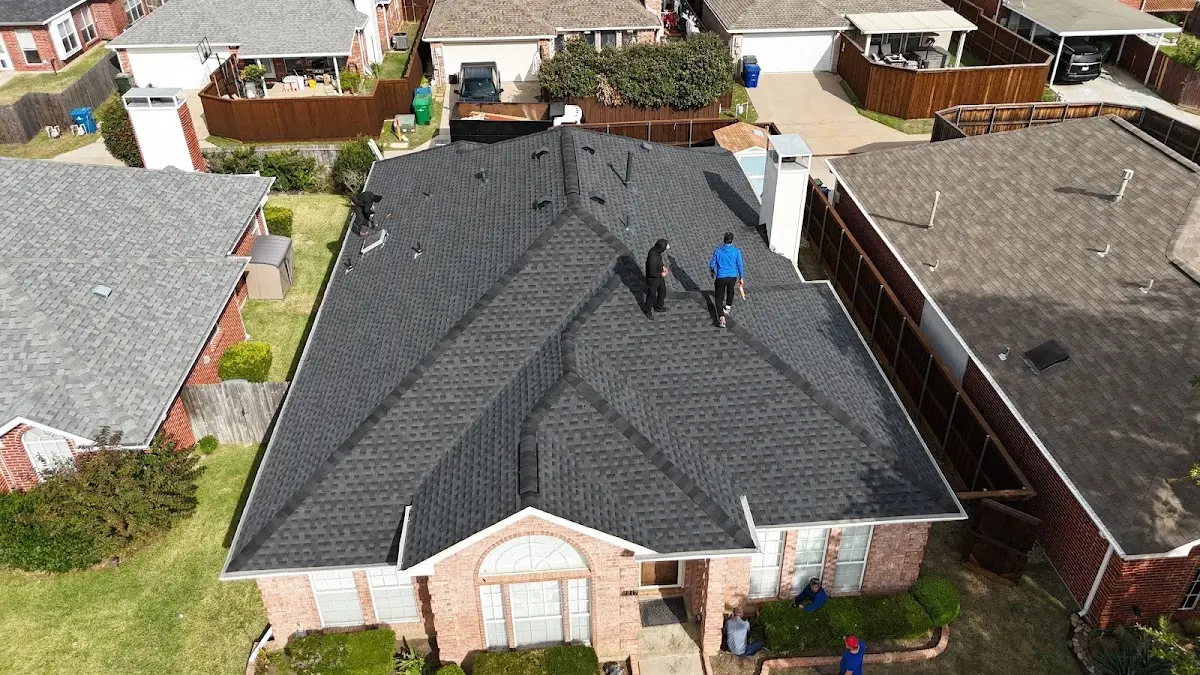 Commercial Roofing work in progress on a Virginia Beach property